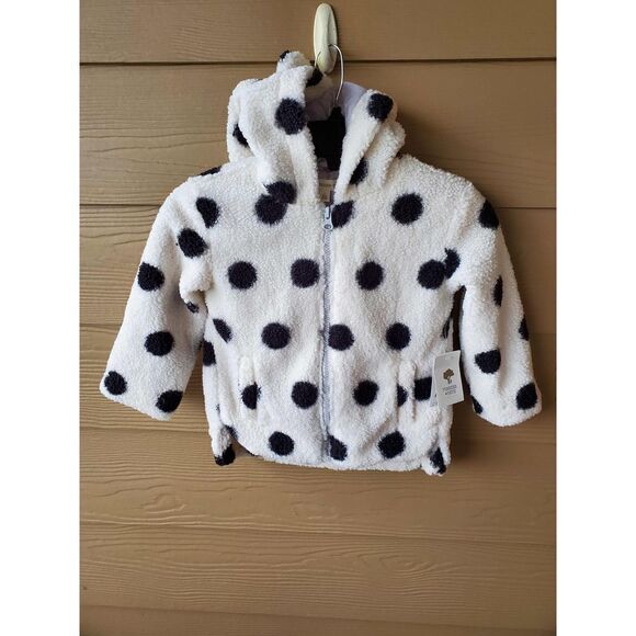 Tucker +Tate poko dot faux fur Jacket - Picture 1 of 6